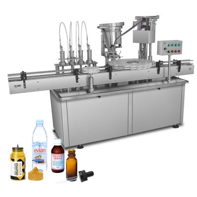 China Beverage Full Auto Glass Bottle Filling Machine For Electric Cigarette Oil With 1 Year Warranty for sale