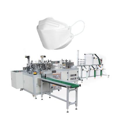 China Factory KF94 Full Automatic 3D Fish Eye Surgical Disposable Face Mask Making Machine for sale