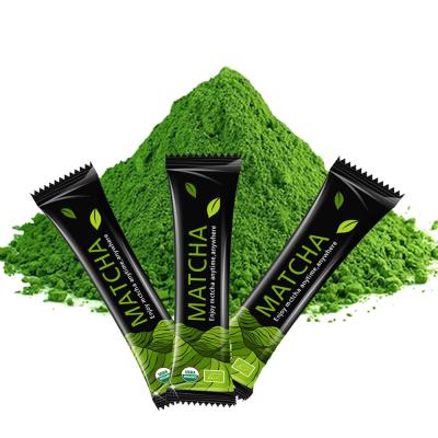 China Private Label Halal Extract Nishio Tea Powder Certificate Organic Penang Matcha Green Tea Powder for sale