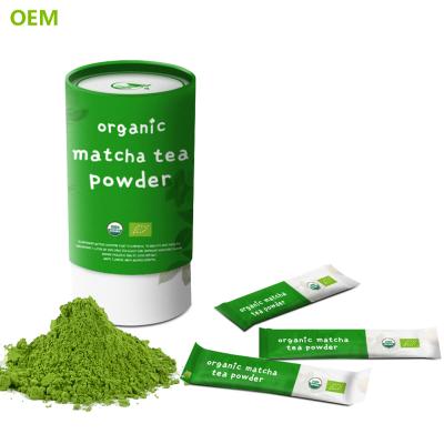 China OEM Matcha Tea Powder To Go Small Sachet , Organic Matcha Tea for sale