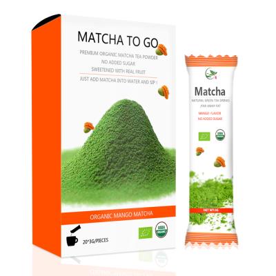 China Grade Matcha, Organic Food Matcha Tea Powder OEM To Go Small Pouch for sale