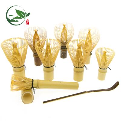 China Sustainable Japanese Bamboo Crafts Long-Stem Bamboo Matcha Beater Set for sale