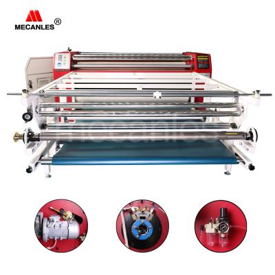 China Multifunctional Rotary Oil Heating Heat Press Sublimation Calender Roll Heat Press Machine With Drum Diameter 420mm 600mm 800mm for sale