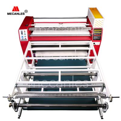 China High end high quality 1.7m multi-function heat press roller heating oil printing sublimation T-shirt textile garment table calendar for sale