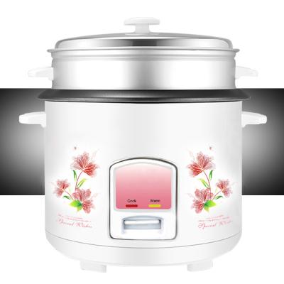 China Multiple Function Stainless Steel Pot Cylinder Inner Rice Cooker, S/s 2.8l Rice Cooker With Stainless Steel Steamer for sale