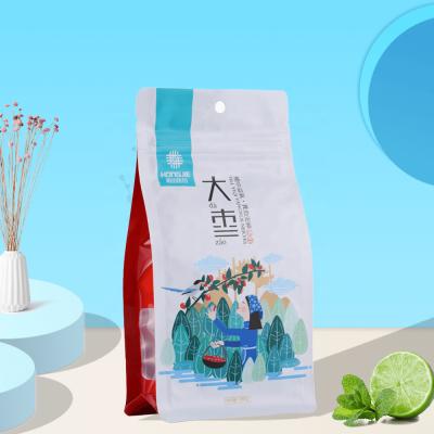 China Custom Safety Coffee Smell Proof Ziplock Stand Up Plastic Pouches With Valve With Window for sale