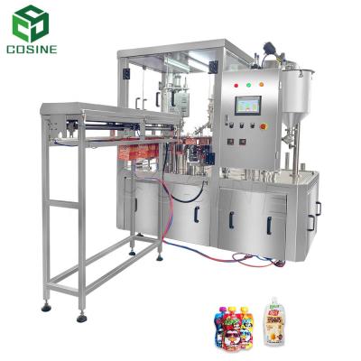 China Beverage CE certification stand-up pouch filling capping machine for sucking jelly for sale