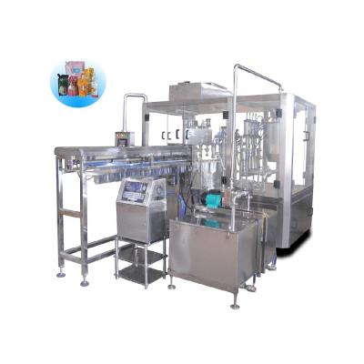 China Automatic Beverage Shanghai COSINUS Spout Pouch Sucking Jelly Filling Capping Machine for sale