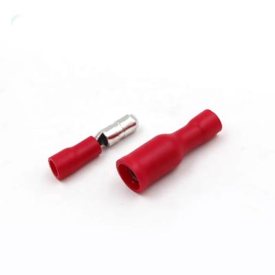 China Connecting High Quality Insulated Brass Full Wire Bullet MPD1.25-156 Male Terminal for sale