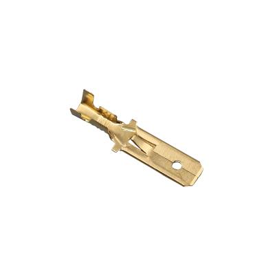 China Brass End Lug H62Y2 Male Terminal Length 6.3mm Long DJ612-6.3 for sale