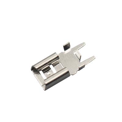 China 6.3mm H-Shape Female Socket Connecting Terminal Board Terminal Connector DJ622-P6.3 for sale