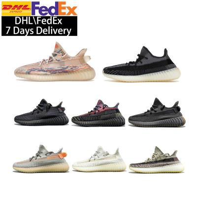 China Cushioning reflective 350 original yeezy shoes v2 color men women knitting sports shoes Yeezys for sale