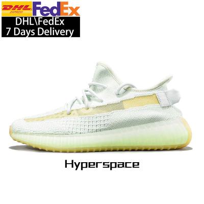 China Cushioning EG7491 women men hyperspace runner v2 350 sneaker yeezy runner shoes 350 v2 yezzy for sale