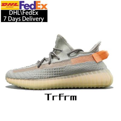 China Cushioning 350 v2 yeezy knit Trfrm EG7492 women mens sneaker runner shoes 350 v2 yezzy for sale