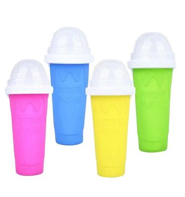 China Viable Frozen Magic Slush Maker Soggy Mug with Straws for Smoothies, Milkshake and Ice Cream Maker for sale