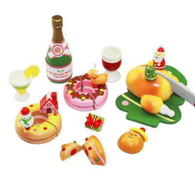 China Christmas Toys Merry Christmas Gifts Simulation Toy Turkey Cooking Food Baby Kitchen Set For Toddlers for sale