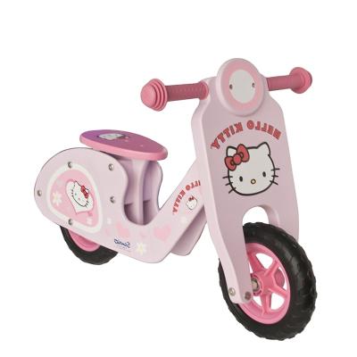 China Ride On New Hello Toy The Kitty Kids Pink Wooden Scooter for sale