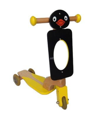 China Plywood and wooden beech baby kick scooter for 1 year old 50.5*27.5*56CM for sale