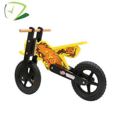 China Exercise Balance Capacity Fashion Style 12 Inch EVA Wheels Wooden Balance Cheapest Price Kids Bike Bicycle for sale