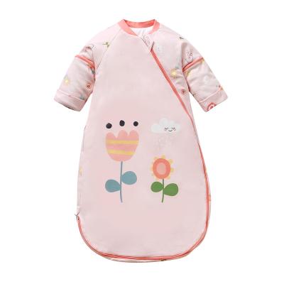 China Winter Baby Breathable High Quality Organic Cotton Space Sleeping Bag Large Zippered Sleeping Bag 0-3 Years for sale