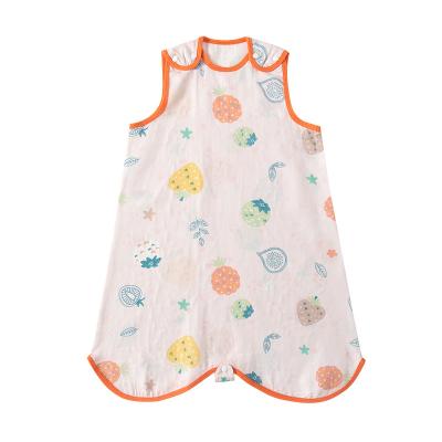 China Baby Sleeping Bags Factory High Quality Children's Sleeping Bags Pure Cotton Vest Type Breathable 0-6 Year Old for sale