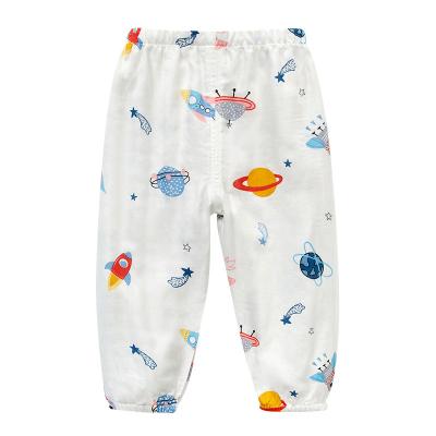 China Breathable Mosquito Repellent Pants Kids Summer Mosquito Pants Gauze Mosquito Repellent Pants 0-6 Years Old for sale