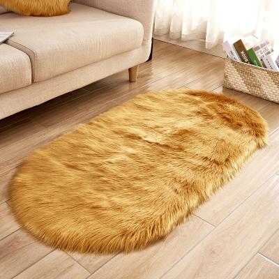 China 100% Polyester Non-Slip Large Room Living Room Carpets Faux Fur Blanket for sale