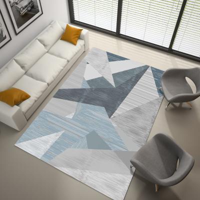 China Modern 3D Printed Modern Style Living Room Rugs Blankets Colorful Fancy Living Room for sale