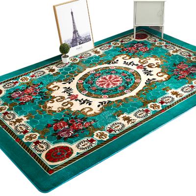 China Printed Embossed Non-Slip Carpets Persian Rugs Floors Fluffy Carpet Living Room Tapetes for sale