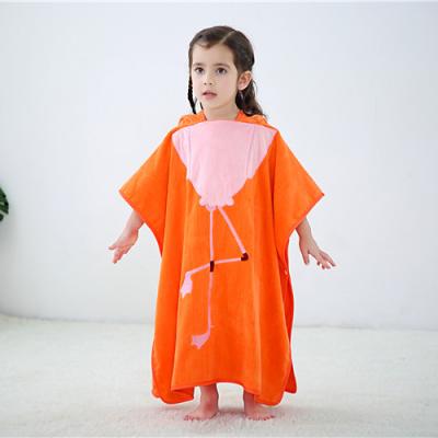 China Plus Size Flannel Plush High Quality Luxury Designer Kids Children's Baby Bathrobe for sale