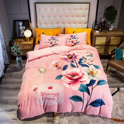 China Nondisposable Wholesale Polyester Quilt Fashion Sheets Hotel Bed Spread Luxury Bedding Set for sale