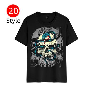 China Wholesale 1pc America Tablet Men's T-shirt Tablet Man Graphic Skull Customized T Shirts No Minimum for sale