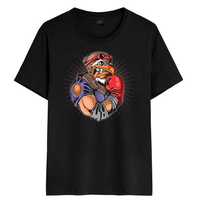 China Anti-pilling anti-pilling factory supplying American pattern men's mascot logo T-shirt plus size tee printing for sale