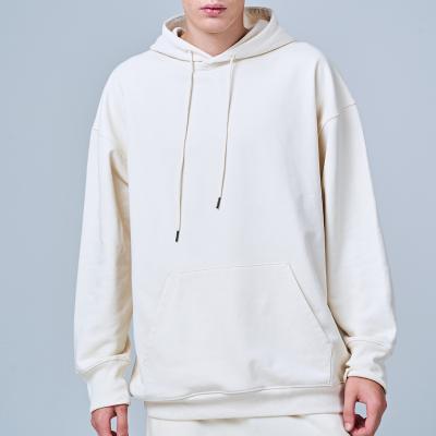 China Wholesale Anti Wrinkle Streetwear Oversized 480 Sweatshirt Heavy Pullover Men Customized Hoodies 100% Cotton for sale