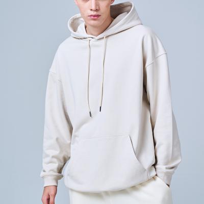 China High quality 360gsm thick men's pullover sweatshirt heavy empty custom logo hoodies 100% cotton Anti-wrinkle oversized Anti-wrinkle Anti-wrinkle for sale