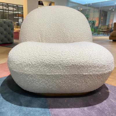 China Modern Contracted White Bachelorette Egg Sofa Pilou Baby Sofa Ins Design Sofa Set Beautiful Furniture for sale