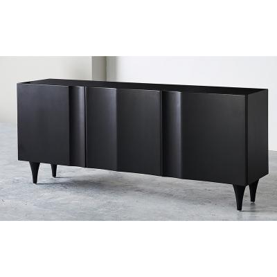 China Modern Classic Furniture Sets Living Room Modern Black Wood Cabinet Sets For Apartment for sale