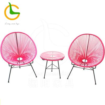 China UV And Weather Resistant Morden And Comfortable Aluminum Rattan Dining Chairs With Wicker For Yard And Villa for sale