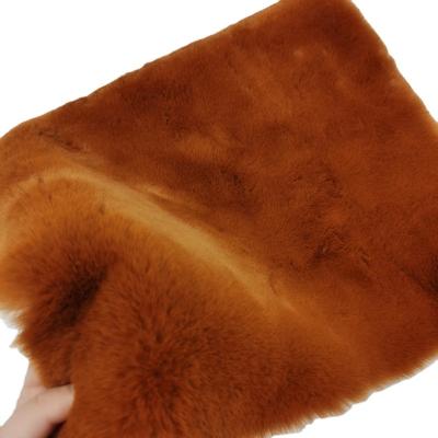 China Custom Plush Toy Imitation Faux Rabbit Fur High Quality Faux Fur Polyester Fabric Customization Furry for sale