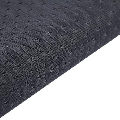 China 2022 Customs Eyelet Strong Flame Retardant Sport Mesh Fabric Nylon Spandex Cycling Wear Knit Mesh Fabric for sale