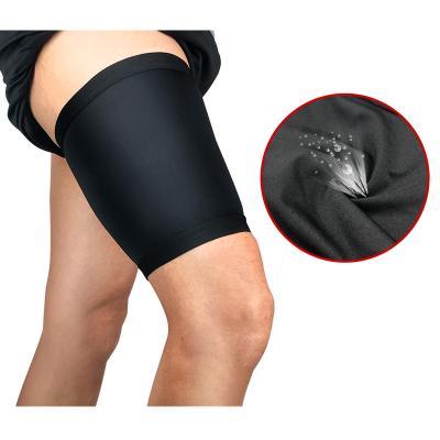 China Breathable/High Protective Sleeve Spandex Leg Thigh Tendon Support Elastic Nylon Elastic/Comfortable Compression Nylon Upper Leg Brace For Running Fitness Sports for sale