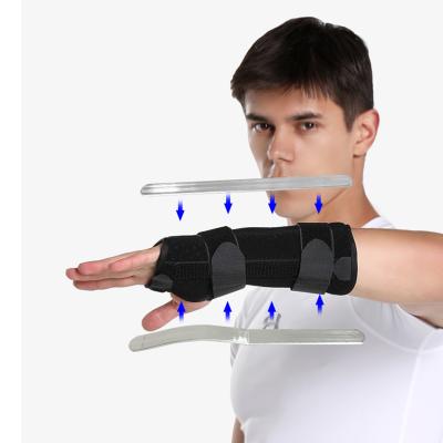 China New Two Elastic/Comfortable Breathable/High Widen Steel Bars Support Night Sleep Splint Pain Relief Wrist Brace Stake Hand Sprain Detachable Arthritis Band for sale