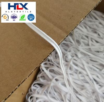 China HLX 3mm 5mm Elastic Custom Elastic Band for Disposable Shoe Cover Disposable Headgear for sale