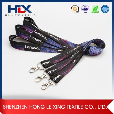 China Manufacturer Advertising Cheap Customized Polyester Lanyard Keychain Free Samples for sale