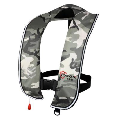 China Eyson Marine Boating Skin-Friendly Fashionable Inflatable High Quality Outdoor Life Vest for sale