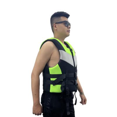 China Eyson 75N Waterproof Foam Safety Neoprene Surfing Marine Water Rescue Life Vest for sale