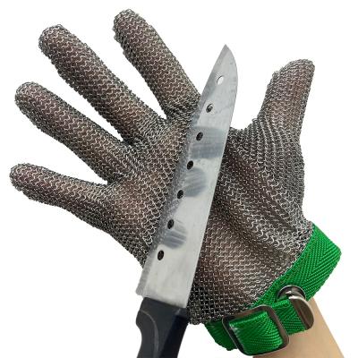 China Eyson Steel Wire Protective Glove Stainless Steel Working Proof Cut Safety Gloves Protective Construction for sale