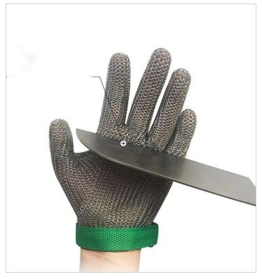 China High Quality Protective Metal Working Mesh Safety Gloves Eyson Stainless Steel Five Finger Construction for sale