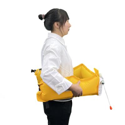 China Fast Delivery Eyson 110N Automatic Or Manual Surfing Inflatable Lifesaving PFD Oxford Cloth Vest for sale