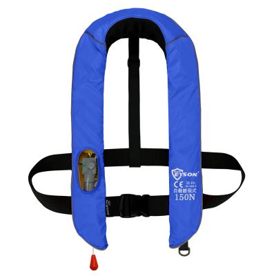 China Drift Sailing Fishing Swimming Eyson Inflatable 150N Men's Hot Sale Customized Marine Life Jacket for sale